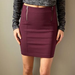 Sunday Best Mini skirt with zipper details